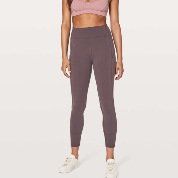 Lululemon 2 In Movement 7/8 Tight *Everlux 25" in Vintage Grape - Picture 2 of 12